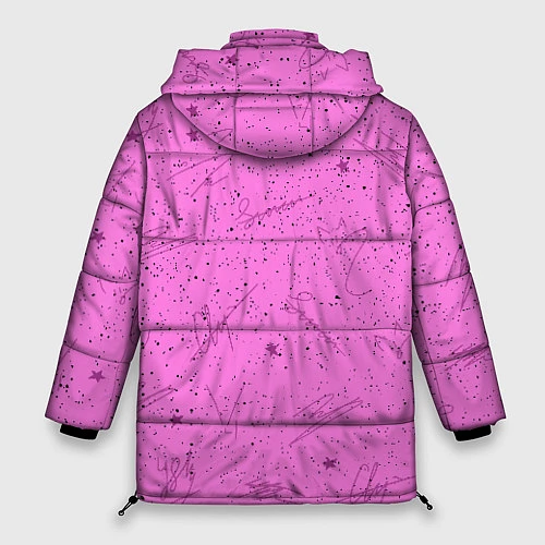 Женская зимняя куртка STRAY KIDS АВТОГРАФЫ / 3D-Черный – фото 2