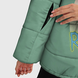 Куртка зимняя женская Rick and Morty, цвет: 3D-светло-серый — фото 2