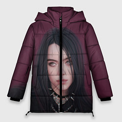 Куртка зимняя женская Билли Айлиш, цвет: 3D-красный