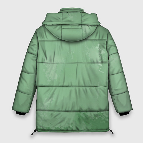 Женская зимняя куртка Billie Eilish: Green Motive / 3D-Черный – фото 2