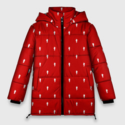 Куртка зимняя женская BILLIE EILISH, цвет: 3D-красный