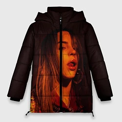 Куртка зимняя женская BILLIE EILISH: Red Mood, цвет: 3D-красный