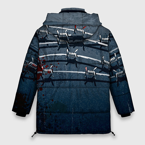 Женская зимняя куртка Колючая цепь / 3D-Черный – фото 2