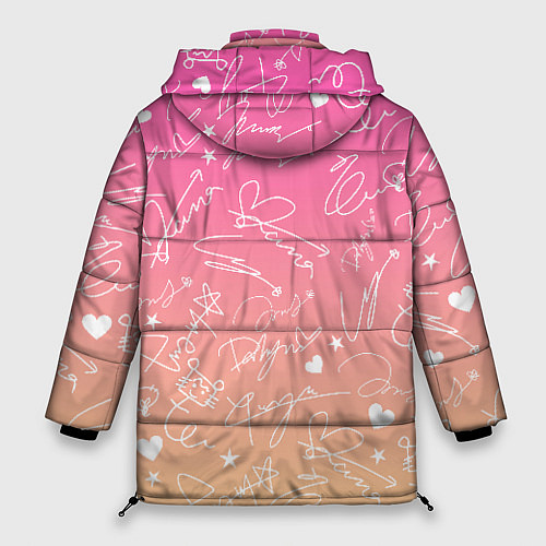 Женская зимняя куртка TWICE АВТОГРАФЫ / 3D-Черный – фото 2
