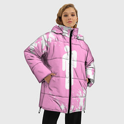 Куртка зимняя женская Billie Eilish: Pink Style, цвет: 3D-черный — фото 2