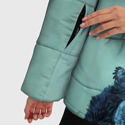 Куртка зимняя женская Billie Eilish, цвет: 3D-светло-серый — фото 2