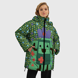 Куртка зимняя женская Время приключений БиМО, цвет: 3D-красный — фото 2