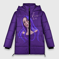 Куртка зимняя женская I Could Lie aquarell, цвет: 3D-черный