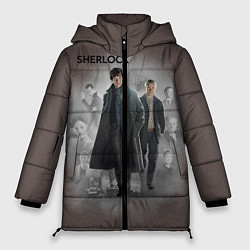 Куртка зимняя женская Sherlock, цвет: 3D-черный