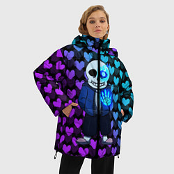 Куртка зимняя женская UNDERTALE, цвет: 3D-черный — фото 2