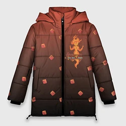 Куртка зимняя женская Flame Princess, цвет: 3D-красный