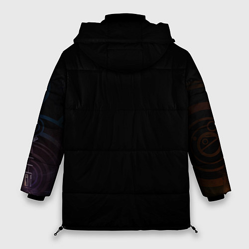 Женская зимняя куртка Доктор Кто / 3D-Черный – фото 2
