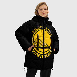 Куртка зимняя женская GOLDEN STATE WARRIORS, цвет: 3D-черный — фото 2