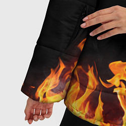 Куртка зимняя женская AC DC, цвет: 3D-светло-серый — фото 2