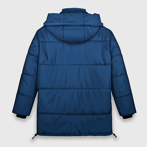 Женская зимняя куртка 19-4052 Classic Blue / 3D-Красный – фото 2