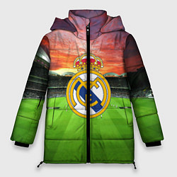 Куртка зимняя женская FC Real Madrid, цвет: 3D-черный