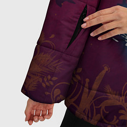 Куртка зимняя женская Агата Кристи, цвет: 3D-черный — фото 2