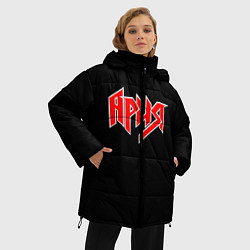 Куртка зимняя женская АРИЯ, цвет: 3D-красный — фото 2