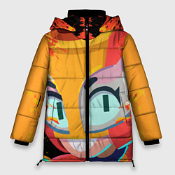 Куртка зимняя женская BRAWL STARS MAX, цвет: 3D-черный