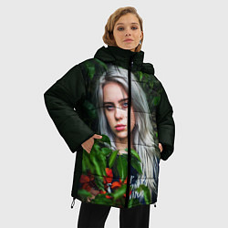 Куртка зимняя женская BILLIE EILISH, цвет: 3D-красный — фото 2