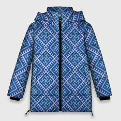 Женская зимняя куртка Славянский орнамент