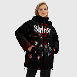 Куртка зимняя женская Slipknot, цвет: 3D-черный — фото 2