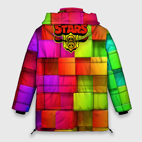 Женская зимняя куртка Brawl Stars Мах / 3D-Черный – фото 2