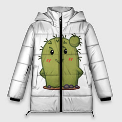 Куртка зимняя женская Кактус, цвет: 3D-черный