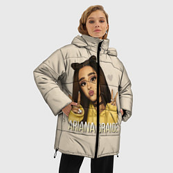 Куртка зимняя женская Ariana Grande Ариана Гранде, цвет: 3D-красный — фото 2