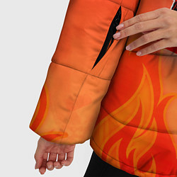 Куртка зимняя женская Apex Legends, цвет: 3D-светло-серый — фото 2