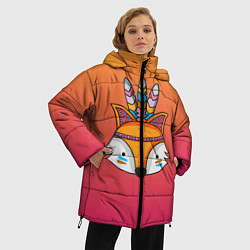 Куртка зимняя женская Лиса Индеец, цвет: 3D-красный — фото 2