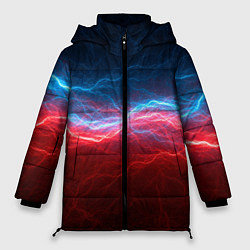 Куртка зимняя женская Огонь и лёд, цвет: 3D-черный