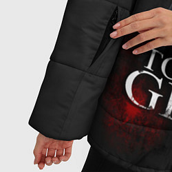 Куртка зимняя женская Токийский гуль, цвет: 3D-черный — фото 2