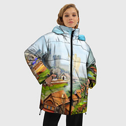 Куртка зимняя женская ГЕРОИ МЕЧА И МАГИИ, цвет: 3D-черный — фото 2