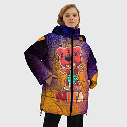 Куртка зимняя женская Brawl Stars Nita, цвет: 3D-черный — фото 2