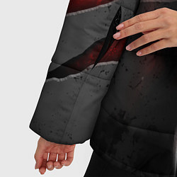 Куртка зимняя женская Assasin's creed, цвет: 3D-черный — фото 2
