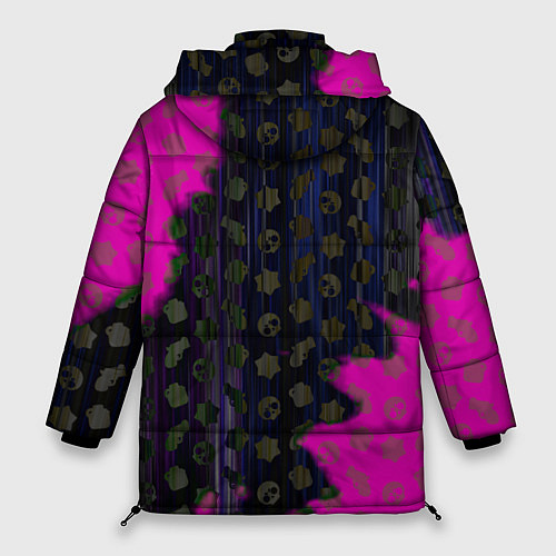 Женская зимняя куртка BRAWL STARS SANDY / 3D-Черный – фото 2