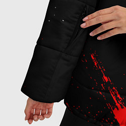 Куртка зимняя женская GURREN LAGANN, цвет: 3D-красный — фото 2