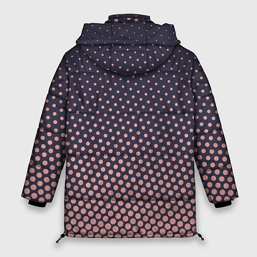 Женская зимняя куртка Dots pattern / 3D-Черный – фото 2