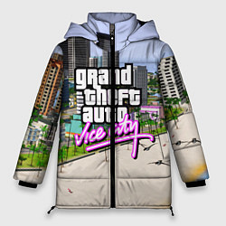 Куртка зимняя женская GTA REDUX 2020, цвет: 3D-светло-серый
