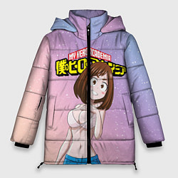 Куртка зимняя женская MY HERO ACADEMIA, цвет: 3D-светло-серый
