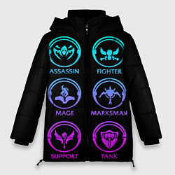 Куртка зимняя женская League of Legends, цвет: 3D-черный