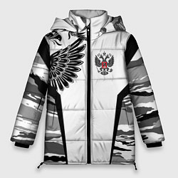 Куртка зимняя женская Камуфляж Россия, цвет: 3D-черный