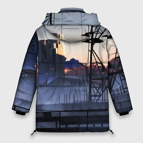 Женская зимняя куртка GTA VI / 3D-Черный – фото 2