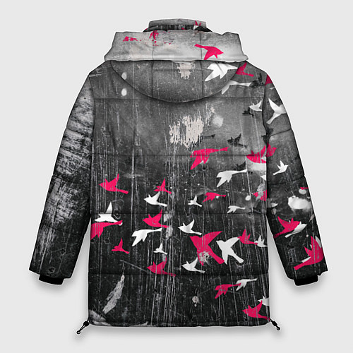 Женская зимняя куртка Three Days Grace art / 3D-Черный – фото 2