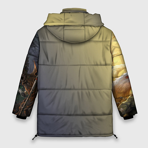 Женская зимняя куртка Heroes of Might and Magic / 3D-Черный – фото 2