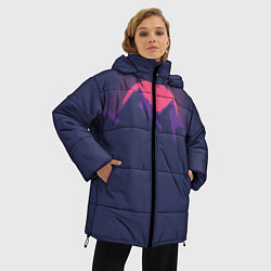 Куртка зимняя женская Mountain sunset, цвет: 3D-черный — фото 2