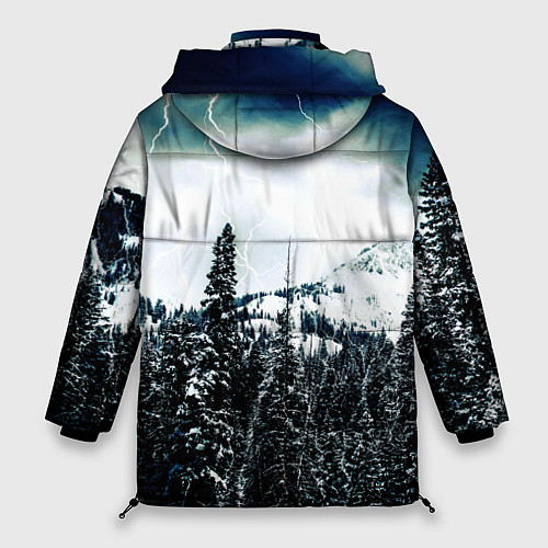 Женская зимняя куртка Сибирь / 3D-Черный – фото 2