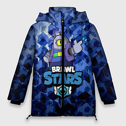 Куртка зимняя женская BRAWL STARS RICOCHET, цвет: 3D-черный