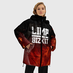 Куртка зимняя женская LIMP BIZKIT, цвет: 3D-светло-серый — фото 2